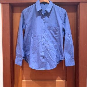 Quince 100% Organic Cotton Poplin Long Sleeved Boyfriend Shirt, NWOT, XS